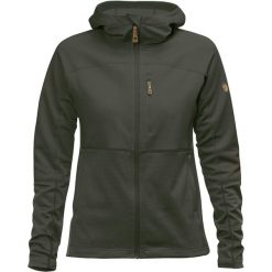 Bluza trekkingowa damska Fjallraven Abisko Trail Fleece. Czarne bluzy z kapturem damskie Fjällräven, s, z dzianiny. Za 620.39 zł.