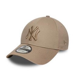 Czapka z daszkiem New Era New York Yankees Nos League Ess 9FORTY. Brązowe czapki męskie New Era, bez wzorów, z materiału, eleganckie. Za 119.99 zł.