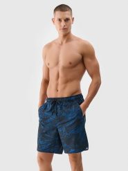 4F Szorty kąpielowe w kolorze niebieskim rozmiar: M. Niebieskie szorty sportowe męskie 4f, m, z materiału, outdoorowe. Za 68.95 zł.