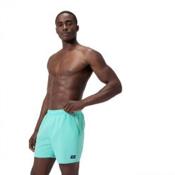 Spodenki szorty plażowe na basen męskie Speedo Prime Leisure. Zielone kąpielówki męskie Speedo, l, bez wzorów, do pływania. Za 134.99 zł.
