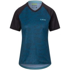 Damska koszulka z rękawem 3/4 Giro Roust. Niebieskie t-shirty damskie GIRO, s, bez wzorów, z tkaniny, bez kołnierzyka. Za 238.30 zł.