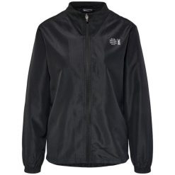 Damska tkana kurtka wodoodporna Hummel HmlCourt. Czarne kurtki damskie HUMMEL, bez wzorów, bez kaptura. Za 222.00 zł.