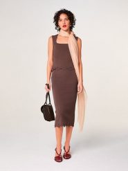 Rodier Top w kolorze brązowym rozmiar: S. Brązowe topy damskie Rodier, s, bez wzorów, bez kołnierzyka. Za 274.99 zł.