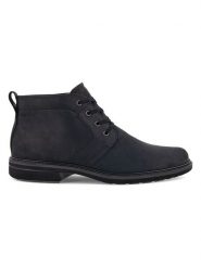 Ecco Skórzane botki "Turn II" w kolorzeczarnym rozmiar: 42. Czarne buty zimowe męskie ECCO, bez zapięcia. Za 346.99 zł.