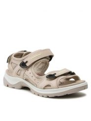 ECCO Sandały OFFROAD 06956301378 Beżowy. Brązowe sandały damskie ECCO, bez wzorów, ze skóry, bez obcasa, na płaskiej podeszwie. Za 499.99 zł.