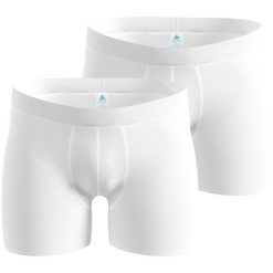 Dwupak bokserek męskich ODLO Set ACTIVE LIGHT 2 PACK. Białe bokserki męskie Odlo, bez wzorów, z elastanu. Za 369.99 zł.