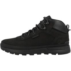 Botki Timberland Field Trekker Mid czarne. Czarne buty zimowe męskie Timberland, na zimę, z gumy, bez zapięcia. Za 638.35 zł.