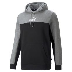 Bluza sportowa męska Puma 84903601. Czarne bluzy sportowe męskie Puma, bez wzorów, z dżerseju, klasyczne, bez kołnierzyka, bez ramiączek. Za 287.00 zł.