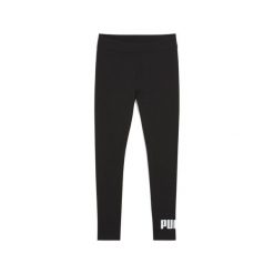 Legginsy damskie z logo No. 1 ESS PUMA Black. Czarne legginsy damskie Puma, l, bez wzorów, z dżerseju, na fitness i siłownię. Za 89.00 zł.