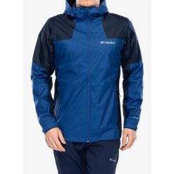 Kurtka przeciwdeszczowa męska Columbia Inner Limits III Jacket. Niebieskie kurtki męskie Columbia, m, bez wzorów, sportowe, bez kaptura. Za 339.00 zł.