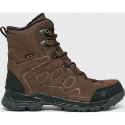 Jack Wolfskin - Buty Thunder Bay Texapore High M. Brązowe buty trekkingowe męskie Jack Wolfskin, z materiału, bez zapięcia, outdoorowe. W wyprzedaży za 539.90 zł.