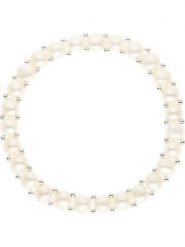Pearline Bransoletka perłowa w kolorze białym rozmiar: onesize. Białe bransoletki damskie Pearline. Za 152.99 zł.