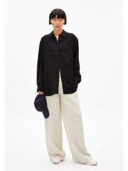 Armedangels Bluzka "Maalgaa" w kolorze czarnym rozmiar: XS. Czarne bluzki damskie ARMEDANGELS, s, bez wzorów, z wiskozy, klasyczne, bez kołnierzyka, bez ramiączek. Za 179.22 zł.