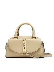 LOVE MOSCHINO Torebka JC4030PP1PLI0129 Beżowy. Brązowe torebki klasyczne damskie Love Moschino, bez wzorów, ze skóry, bez dodatków. Za 746.99 zł.