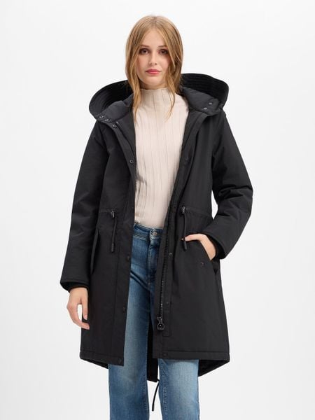 Wellensteyn Funkcjonalny płaszcz Kobiety Sztuczne włókno czarny, L. Czarne płaszcze damskie Wellensteyn, l, bez wzorów, z włókna. Za 1,249.95 zł.