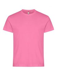 Clique Basic-T Męski T-shirt dopasowany – bright pink. Czerwone t-shirty męskie CLIQUE, m, bez wzorów, z bawełny, bez kołnierzyka. Za 82.57 zł.