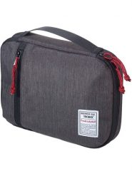 Troika Torba na kable w kolorze antracytowym - 27,5 x 20,5 x 3 cm rozmiar: onesize. Czarne torby męskie na ramię Troika, bez wzorów, z materiału, na ramię. Za 96.60 zł.