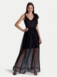 Swing Sukienka wieczorowa 5AI04600 Czarny Regular Fit. Czarne sukienki damskie Swing, bez wzorów, z syntetyku, wizytowe, bez kołnierzyka, bez ramiączek. Za 629.99 zł.
