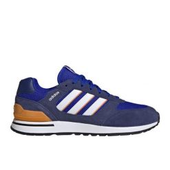 Buty adidas Run 80s JP5462 niebieskie. Niebieskie buty sportowe na co dzień męskie z gumy, bez zapięcia, na fitness i siłownię. Za 458.79 zł.