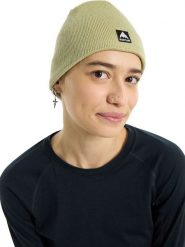 Burton Czapka beanie w kolorze beżowym rozmiar: onesize. Brązowe czapki zimowe damskie Burton, z polaru. Za 95.20 zł.