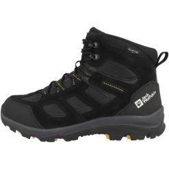 Buty trekkingowe męskie Jack Wolfskin Vojo 3 Texapore Mid. Czarne buty trekkingowe męskie Jack Wolfskin, z gumy, bez zapięcia, trekkingowe. Za 556.00 zł.