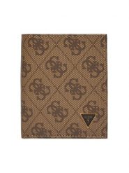 Guess Portfel SMVELE LEA22 Beżowy. Brązowe portfele męskie Guess, z aplikacjami, ze skóry. Za 209.99 zł.