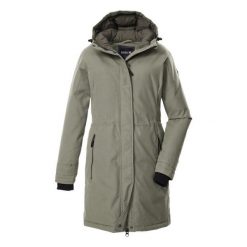 Parka damska z kapturem Killtec GW 22. Zielone parki damskie KILLTEC, na zimę, bez wzorów. Za 854.00 zł.