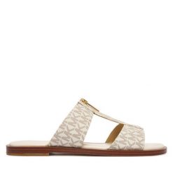 Klapki MICHAEL Michael Kors. Klapki damskie MICHAEL Michael Kors, bez wzorów, bez obcasa. Za 529.99 zł.