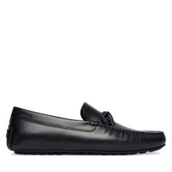 Mokasyny BOSS. Czarne mokasyny męskie Boss. Za 899.99 zł.