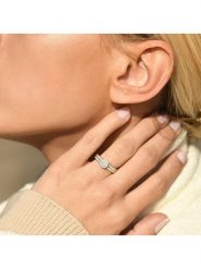 CARATELLI Złoty pierścionek "Toi que j'aime" z diamentami rozmiar: 52. Żółte pierścionki damskie CARATELLI, z diamentem, złote. Za 2,536.99 zł.