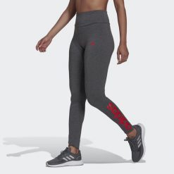 Legginsy damskie adidas Loungewear Essentials. Czerwone legginsy damskie Adidas, l, bez wzorów. Za 103.00 zł.