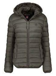 Canadian Peak Kurtka pikowana "Akitaleak" w kolorze khaki rozmiar: M. Brązowe kurtki damskie Canadian Peak, m, bez wzorów, bez kaptura. Za 202.03 zł.