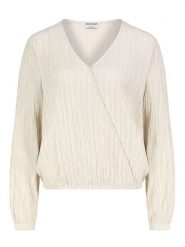 Sublevel Bluzka w kolorze kremowym rozmiar: L. Brązowe bluzki damskie Sublevel, l, bez wzorów, bez kołnierzyka, bez ramiączek. Za 69.75 zł.