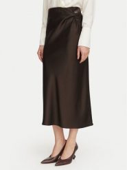 Rinascimento Spódnica midi CFC0130230003 Brązowy ciemny Regular Fit. Brązowe spódniczki damskie RINASCIMENTO, s, bez wzorów, z syntetyku, midi. Za 309.99 zł.