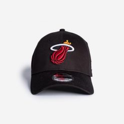 Czapka z daszkiem do koszykówki New Era NBA Miami Heat. Czapki męskie New Era, bez wzorów, klasyczne. Za 129.99 zł.