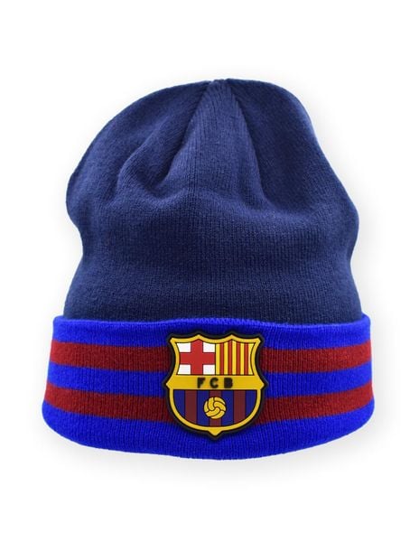 Czapka FC Barcelona 24/25 Jr. Czerwone czapki męskie FC Barcelona, bez wzorów, z gumy. Za 77.53 zł.