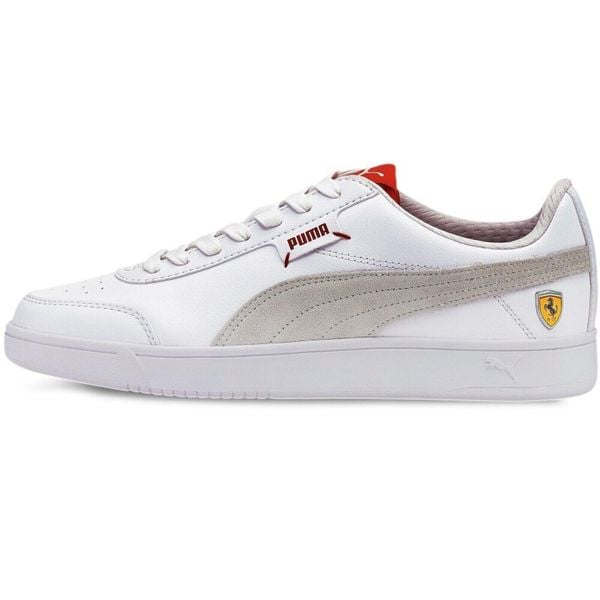 Buty sportowe Puma Ferrari Race Court Legend. Białe buty sportowe na co dzień męskie Puma, z syntetyku, bez zapięcia, na fitness i siłownię. W wyprzedaży za 390.00 zł.