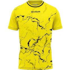 Givova Koszulka Sportowa Grafitowa - Oddychająca i Elastyczna. Czarne bluzki sportowe damskie Givova, bez kołnierzyka, bez ramiączek. Za 75.66 zł.