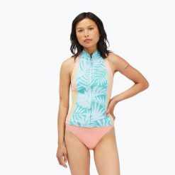 Koszulka neoprenowa Billabong Salty Dayz. Czerwone t-shirty damskie Billabong, xs, bez wzorów, z neoprenu, bez kołnierzyka. Za 189.99 zł.