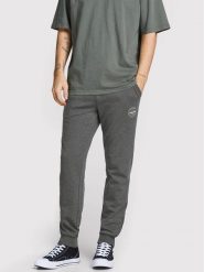 Jack & Jones Spodnie dresowe Gordon 12165322 Szary Regular Fit. Szare spodnie dresowe męskie Jack & Jones, bez wzorów, z dresówki. Za 149.99 zł.