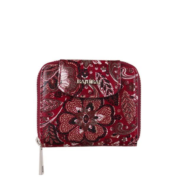 Dwustronny czerwony portfel damski BajuBaj ze skóry naturalnej PD1026cs167. Czerwone portfele damskie bez wzorów, ze skóry. Za 167.20 zł.