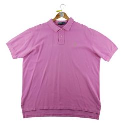 Second life - Polo Ralph Lauren koszulka męska z krótkim rękawem - Stan dobry. Czerwone koszulki polo męskie Ralph Lauren, m, bez wzorów, z tkaniny, bez ramiączek. Za 106.46 zł.