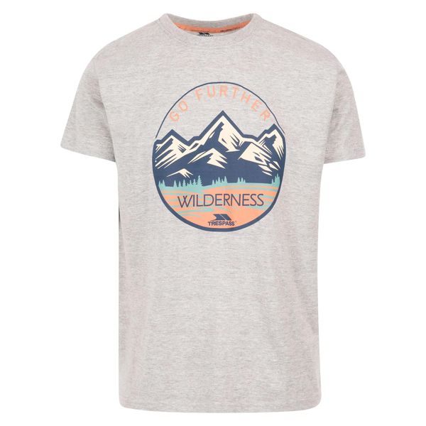 T-shirt Męski Lagoon. Szare t-shirty męskie Trespass, m, bez wzorów, bez kołnierzyka. Za 62.99 zł.