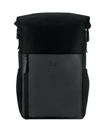Wenger, UrbanOne Roll-Top 15.6" Laptop Backpack,Black. Czarne walizki męskie Wenger, bez wzorów. Za 184.99 zł.
