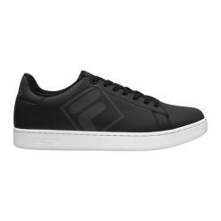 Buty Fila Courtbay Logo FFM0364 83036 czarne. Czarne buty sportowe na co dzień męskie z gumy, bez zapięcia. Za 297.79 zł.