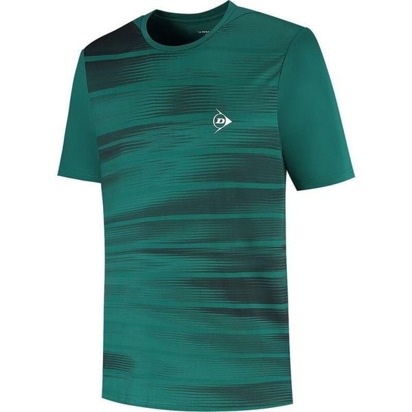 Koszulka sportowa męska Dunlop Game Tee 2. Zielone t-shirty sportowe męskie Dunlop, m, bez ramiączek. Za 189.99 zł.