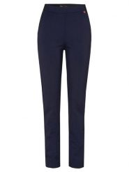 Relaxed by TONI Spodnie "Alice" w kolorze granatowym rozmiar: 48/48. Niebieskie spodnie materiałowe damskie Relaxed by TONI, bez wzorów, z materiału. Za 148.26 zł.