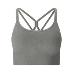 Biustonosz dla kobiet Athlecia Foan V3. Niebieskie biustonosze sportowe damskie Athlecia, bez wzorów. Za 163.50 zł.