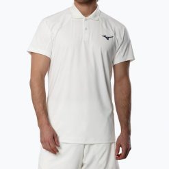 Koszulka męska Mizuno Stargazer Shadow Polo. Białe koszulki polo męskie Mizuno, m, bez wzorów, z elastanu, bez ramiączek. Za 239.99 zł.