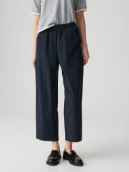 OPUS Spodnie w kolorze granatowym rozmiar: 34. Niebieskie spodnie materiałowe damskie Opus, bez wzorów, z materiału. Za 173.99 zł.